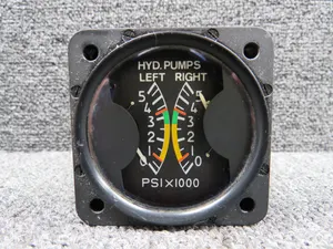 110P2-831-10-90-08 Embraer Dual Hydraulic Pump Pressure Gauge Indicator